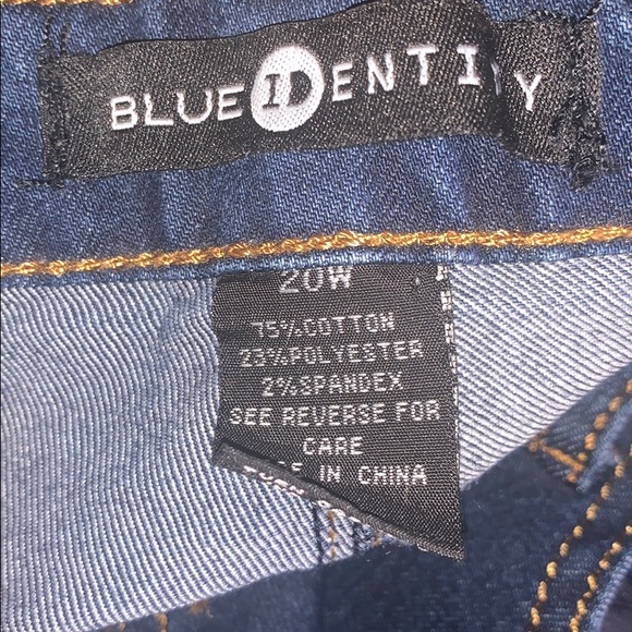 Blue ID Entity Identity Jeans Sz 20W Plus Size - Picture 9 of 9